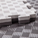 Odin Floor Guards Fitnessgulv 1000x1000x20 mm Grå/Sort
