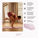 Reebok Yogamåtte - 4mm - Ashen Lilac