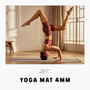 Reebok Yogamåtte - 4mm - Pure Grey